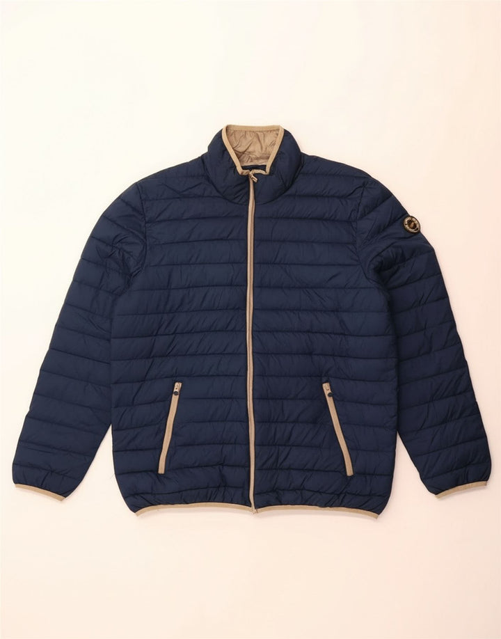 Lotto Dame Polstret Jakke UK 20 2XL Navy Blue Polyester