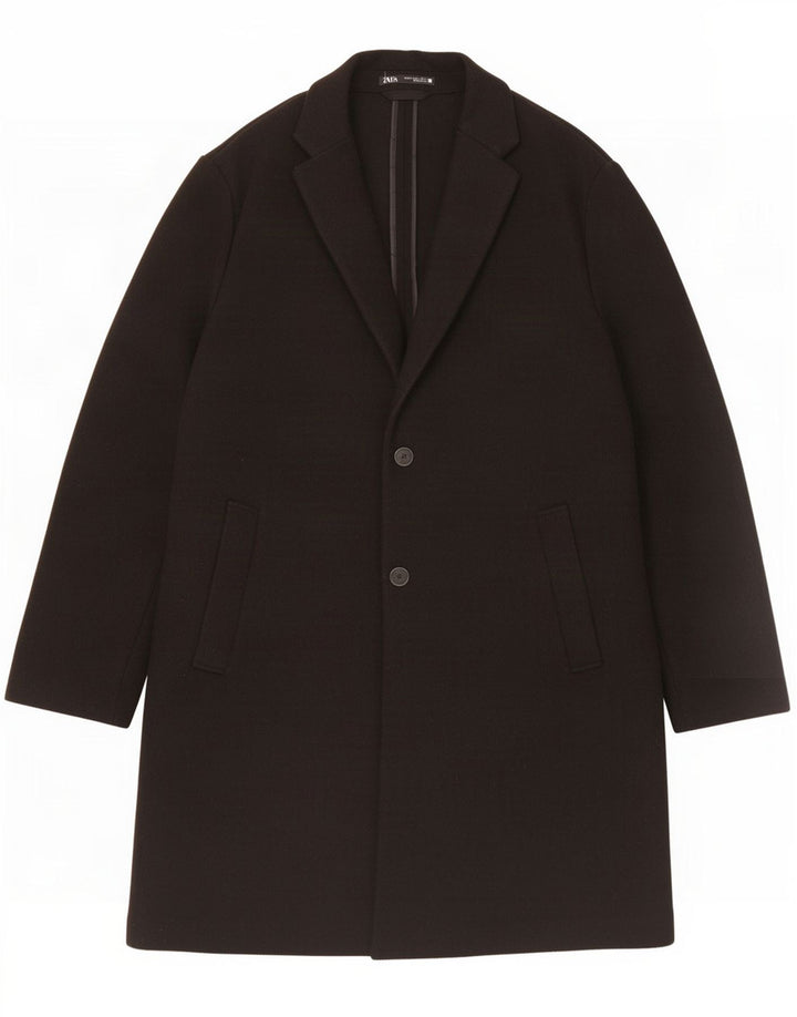Zara Herre Overfrakke UK 42 XL Sort