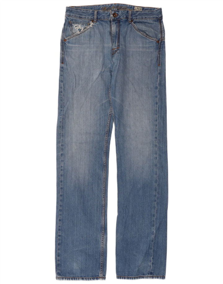Volcom Straight Jeans til mænd W32 L34 Blå