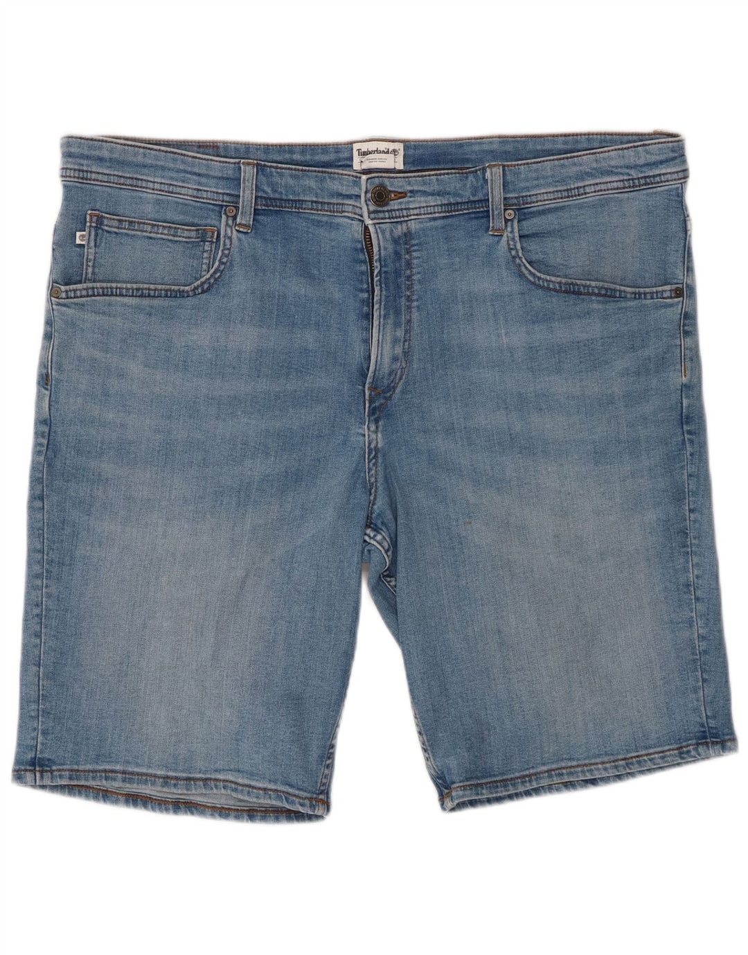 TIMBERLAND Herre Denim Shorts W42 2XL Blå Bomuld