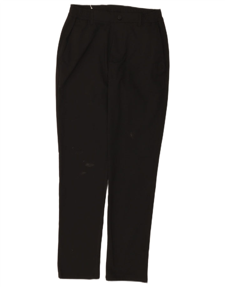 Zara Herre Slim Chino Bukser Small W30 L29 Sort Polyester