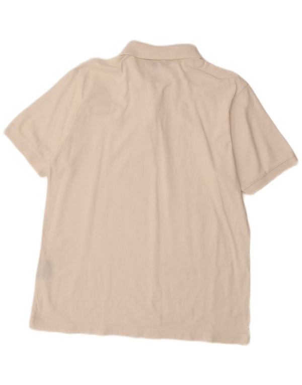 KAPPA Herre poloshirt Medium hvid bomuld