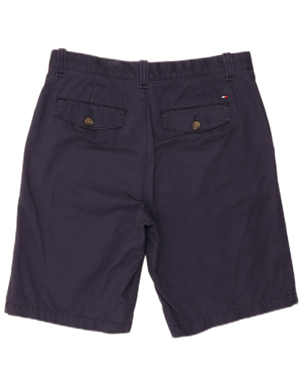 Tommy Hilfiger Herre Chino Shorts W32 Medium Navy Blue Bomuld