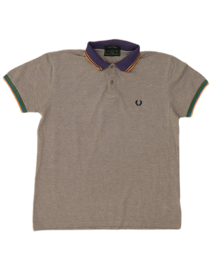 Fred Perry Herre poloshirt XL Grå Colourblock Bomuld