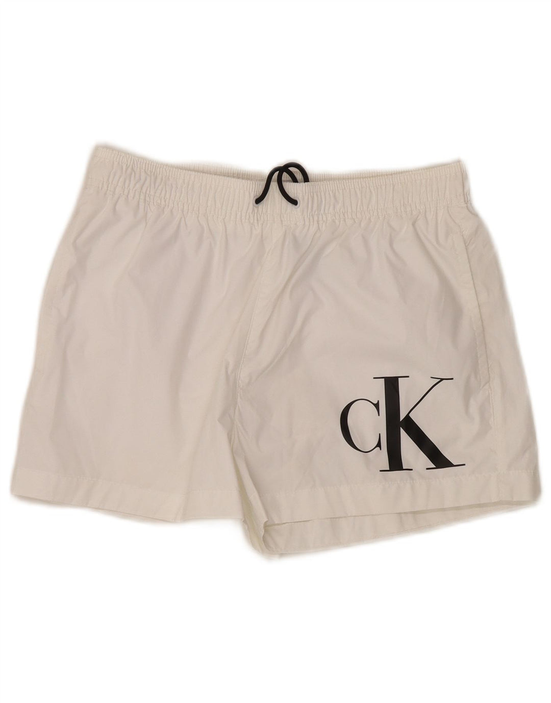 Calvin Klein Herre grafiske badeshorts Små hvide polyester