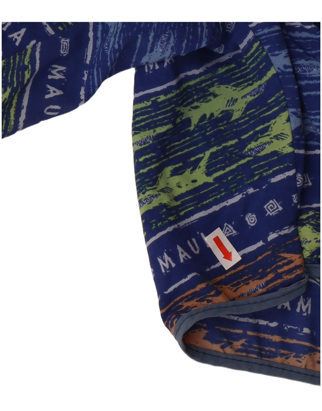 MAUI AND SONS Badeshorts til mænd Små blåstribet polyamid