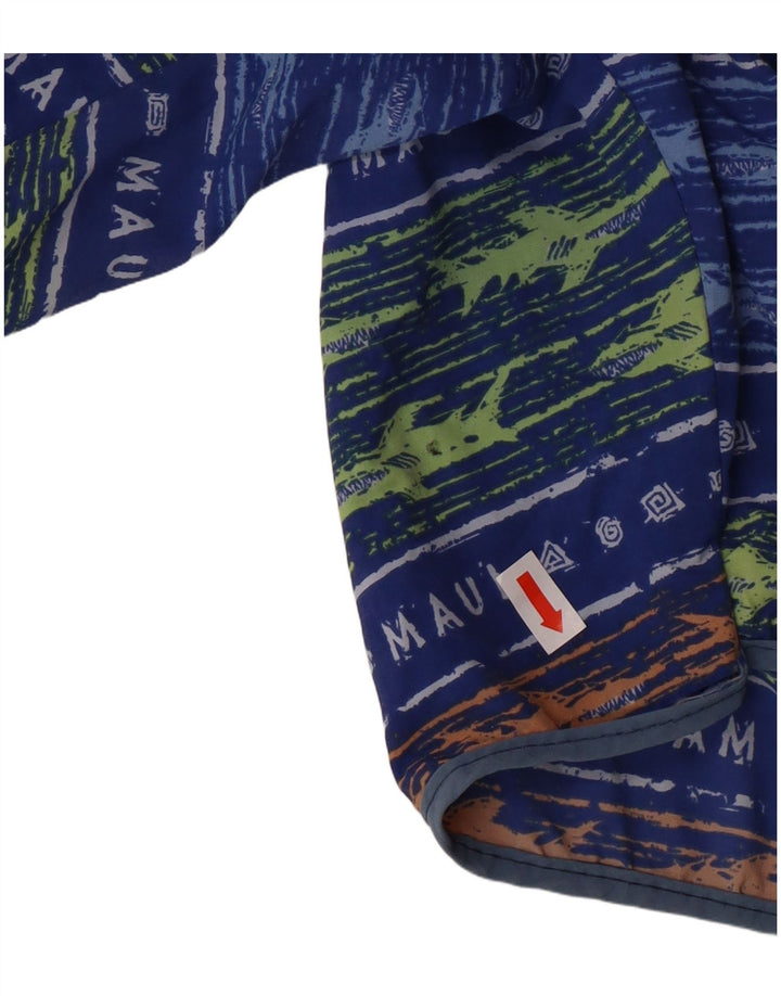 MAUI AND SONS Badeshorts til mænd Små blåstribet polyamid