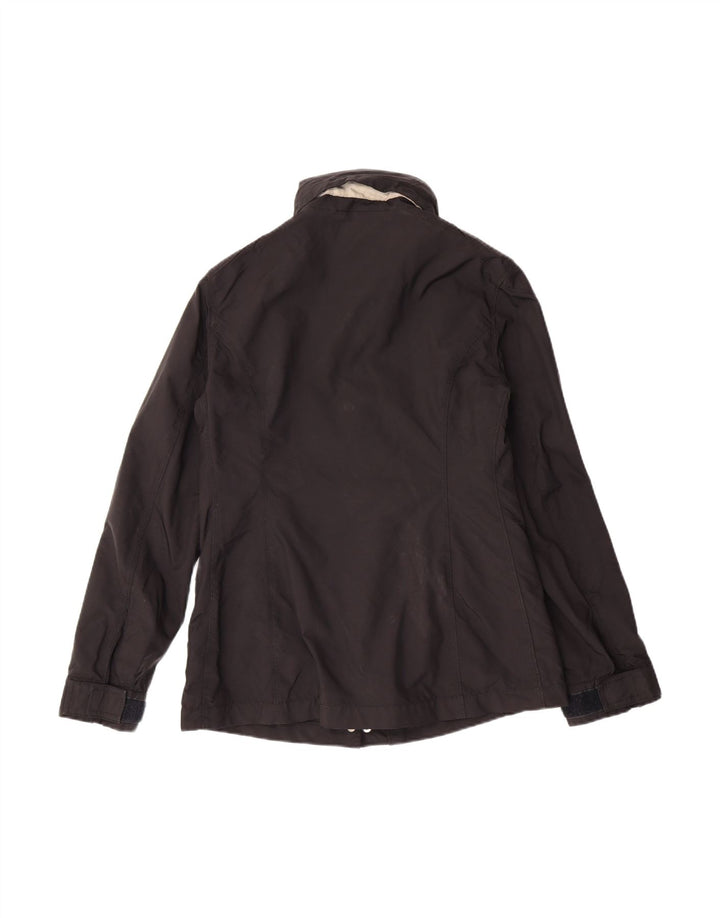 REFRIGIWEAR Womens Cruz Hooded Rain Jacket UK 14 Medium Black Classic