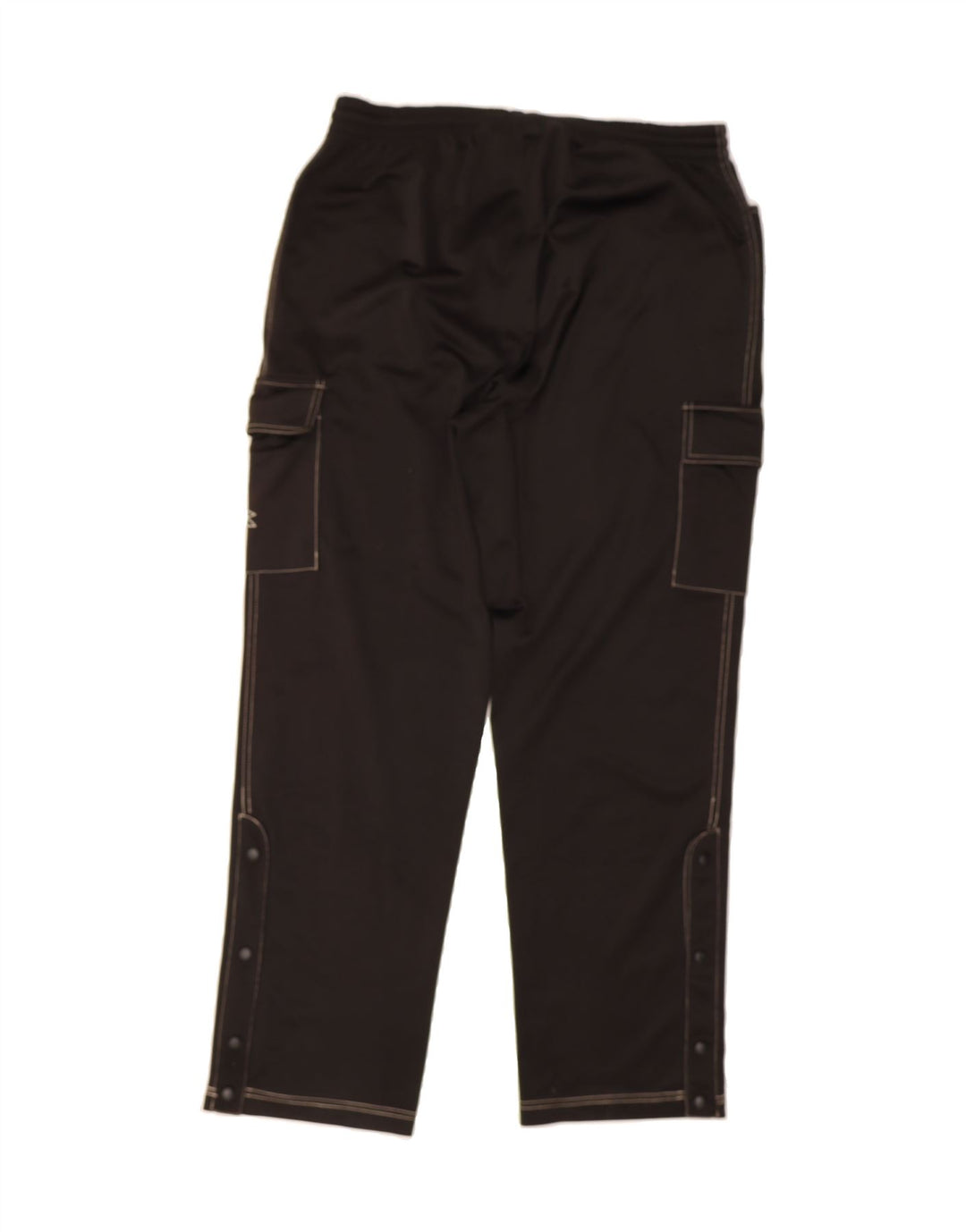 DIADORA Mens Cargo Tracksuit Trousers UK 42 Large  Black Polyester Vintage Diadora and Second-Hand Diadora from Messina Hembry 