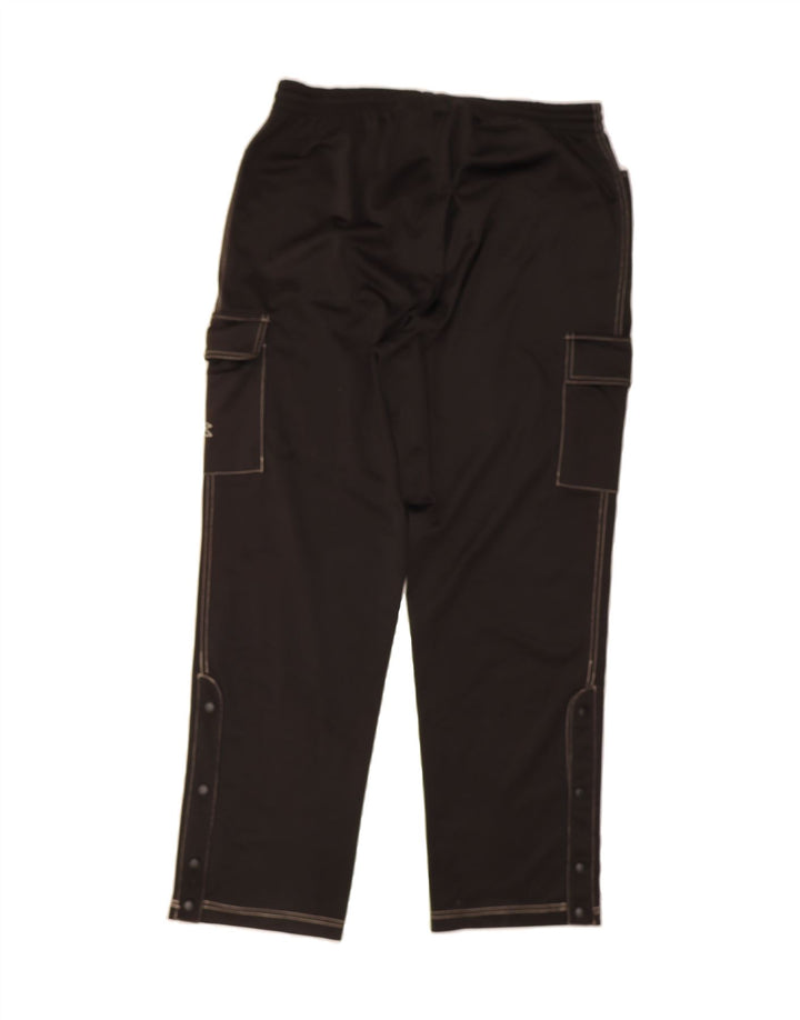 DIADORA Mens Cargo Tracksuit Trousers UK 42 Large  Black Polyester Vintage Diadora and Second-Hand Diadora from Messina Hembry 