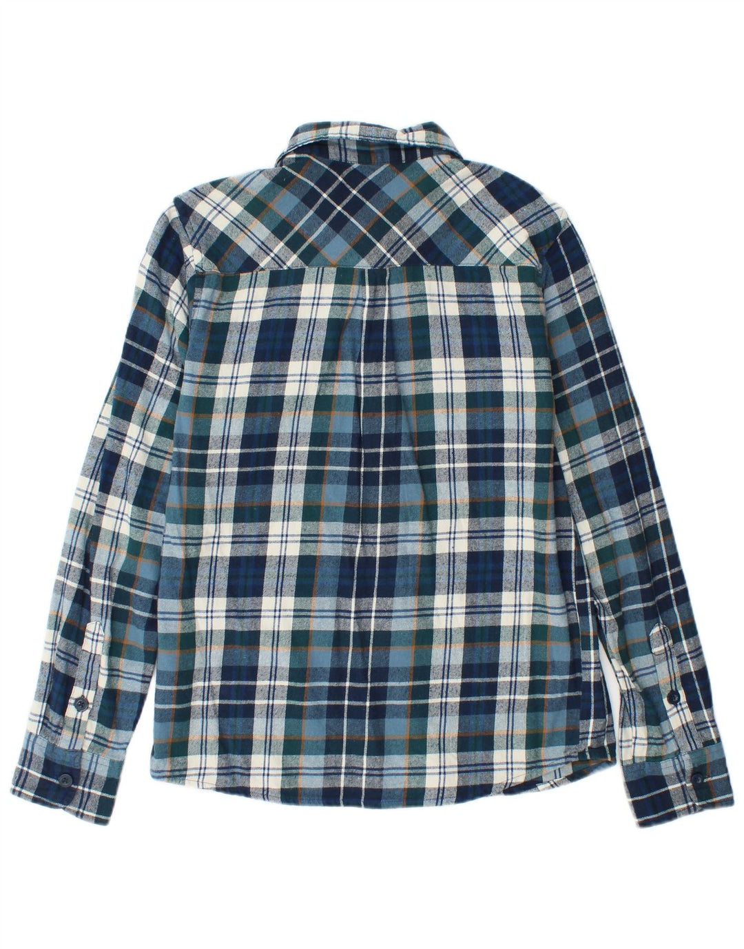 Mountain Warehouse Herre flannel skjorte lille blå ternet bomuld