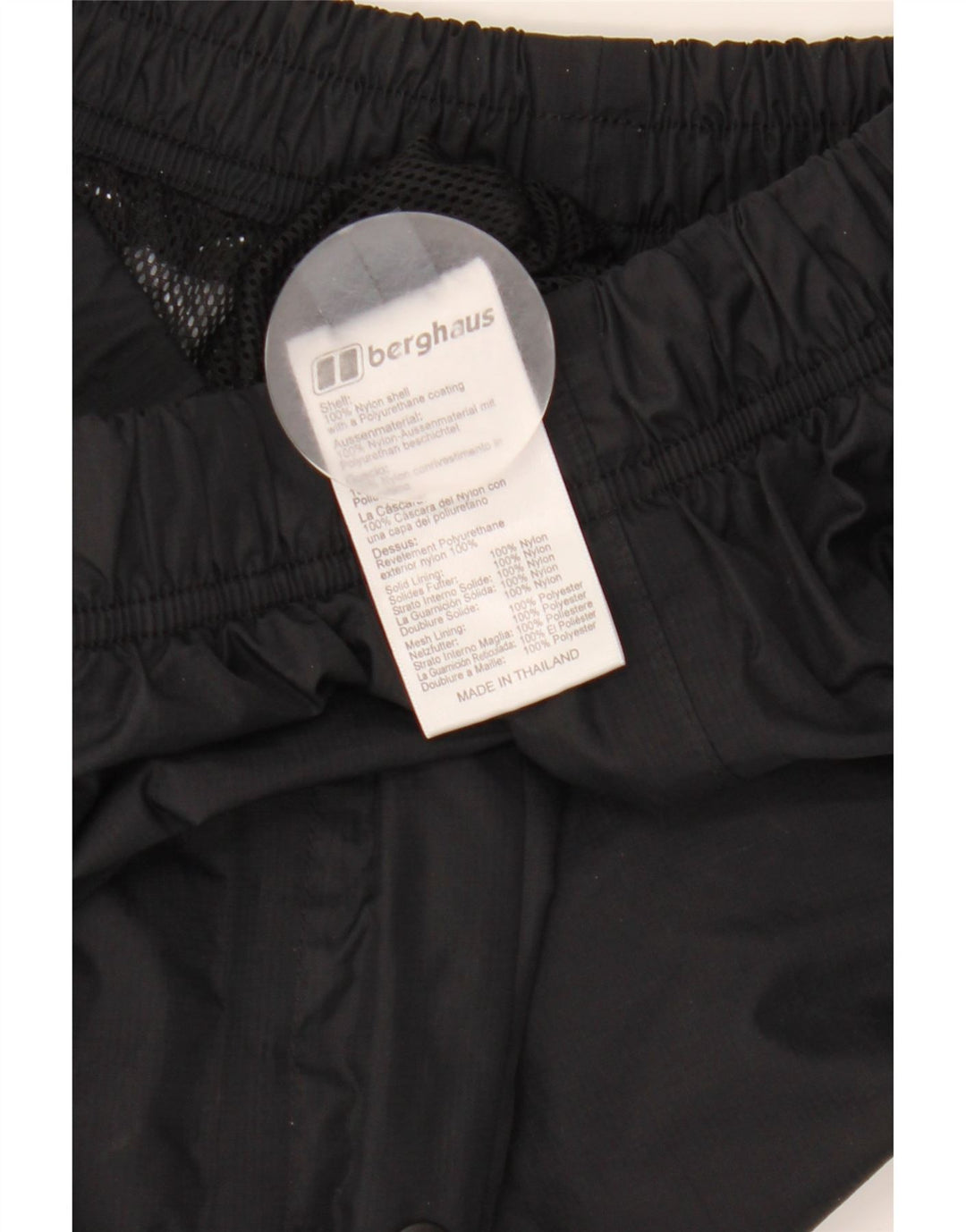 BERGHAUS Træningsdragtsbukser til kvinder UK 12 Medium Sort Nylon