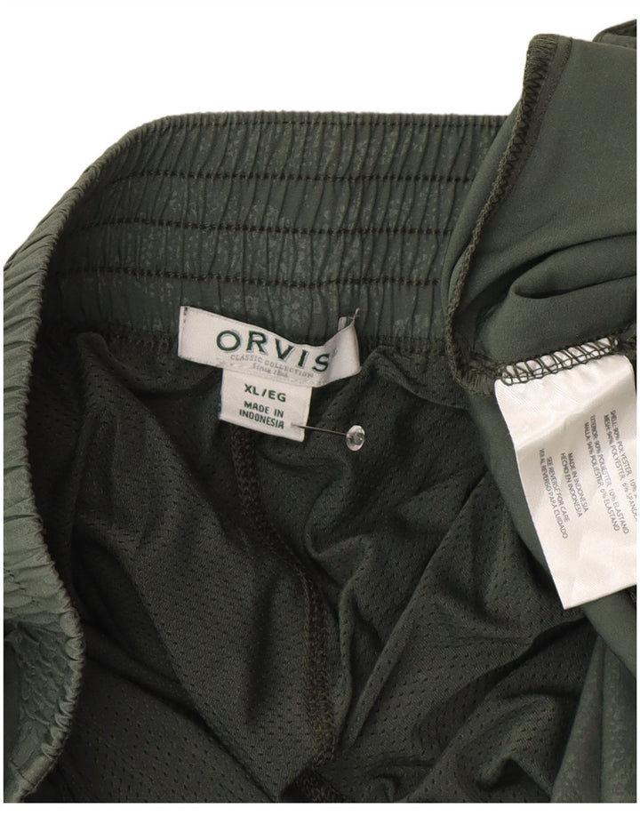 Orvis Womens High Waist Skort UK 18 XL Grøn Camouflage Polyester