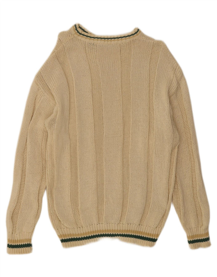 Henry Cottons Herre Boat Neck Jumper Sweater Stor Gul