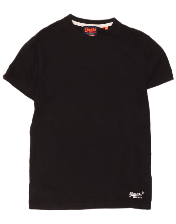 Superdry T-shirt top mellem sort bomuld til mænd