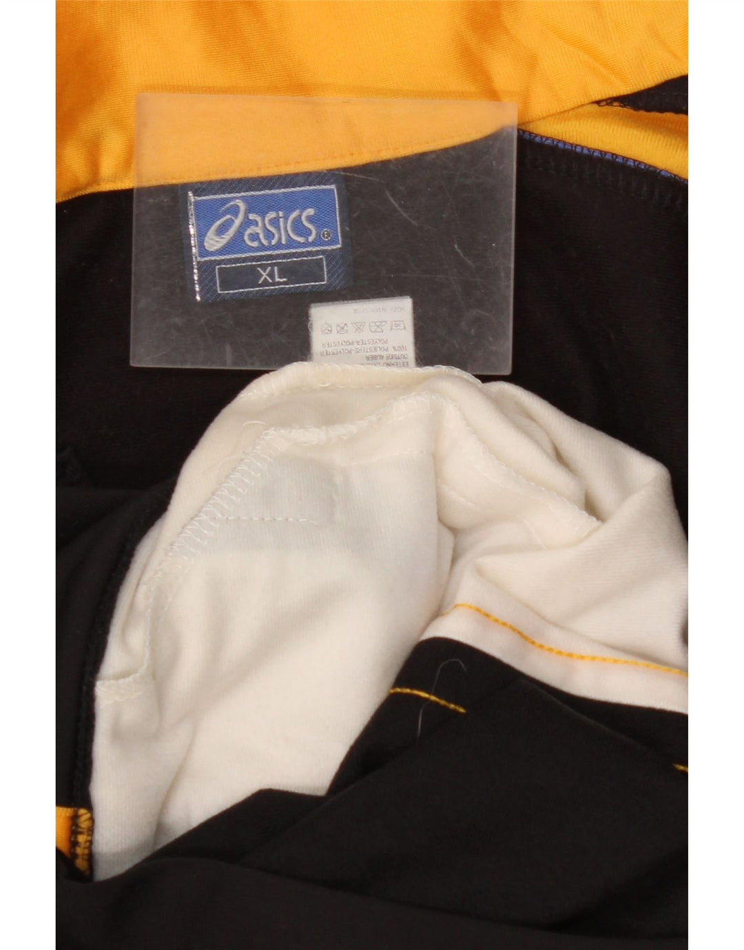 ASICS Grafisk træningsdragt til mænd Topjakke XL Sort Colourblock Polyester