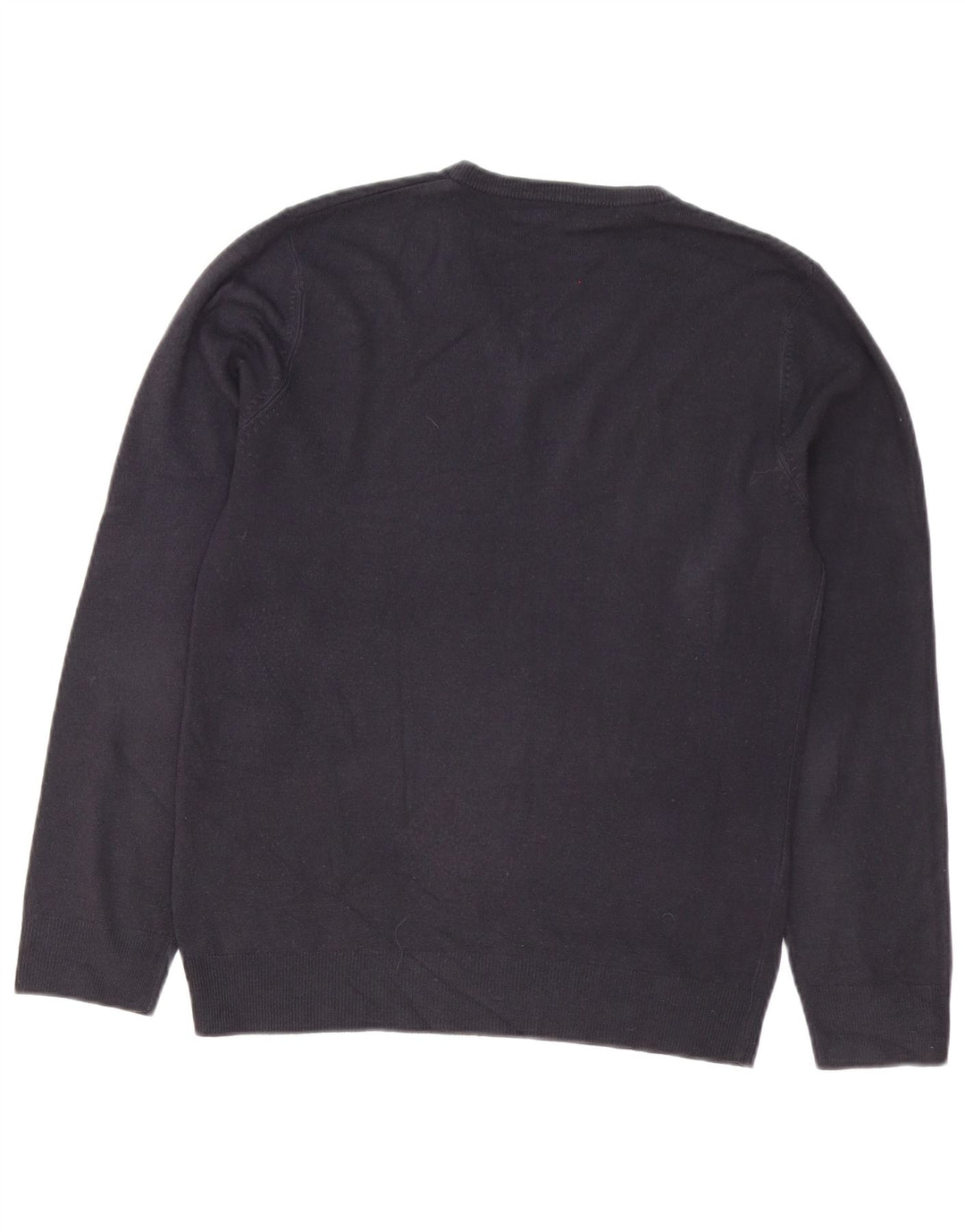 Marks & Spencer Herre Blue Harbor V-hals sweater lille marineblå akryl