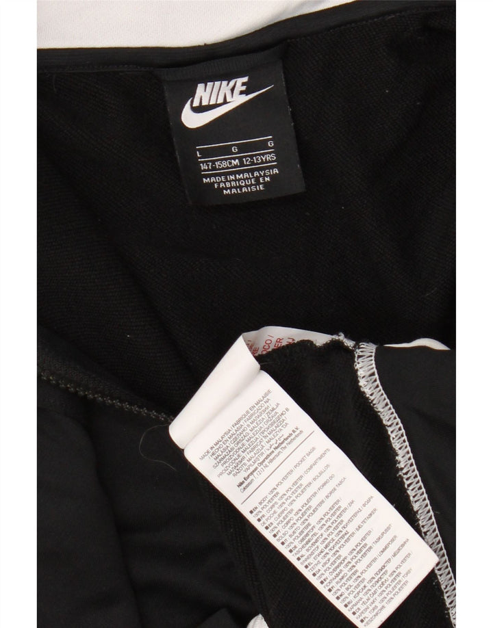 Nike drenge træningsdragt topjakke 12-13 år Stor sort farveblok