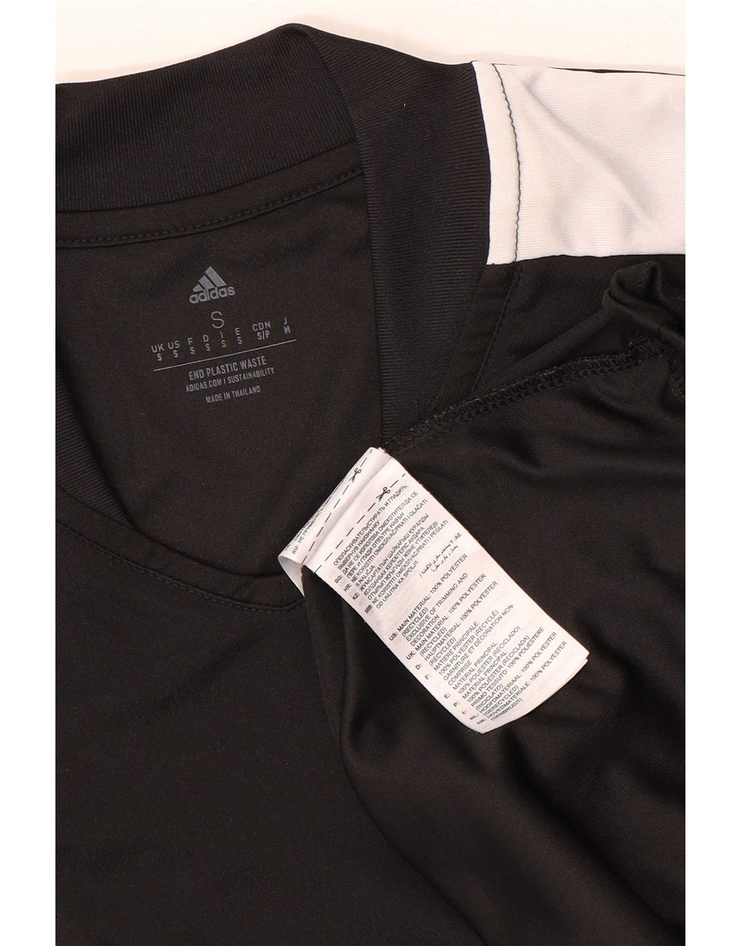 Adidas Herre Aeroready T-Shirt Top Lille Sort Colourblock Polyester