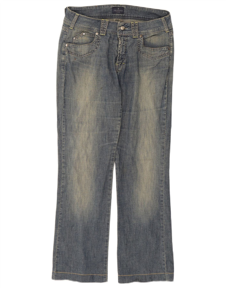 TRUSSARDI Womens Straight Jeans W30 L29 Blue Cotton