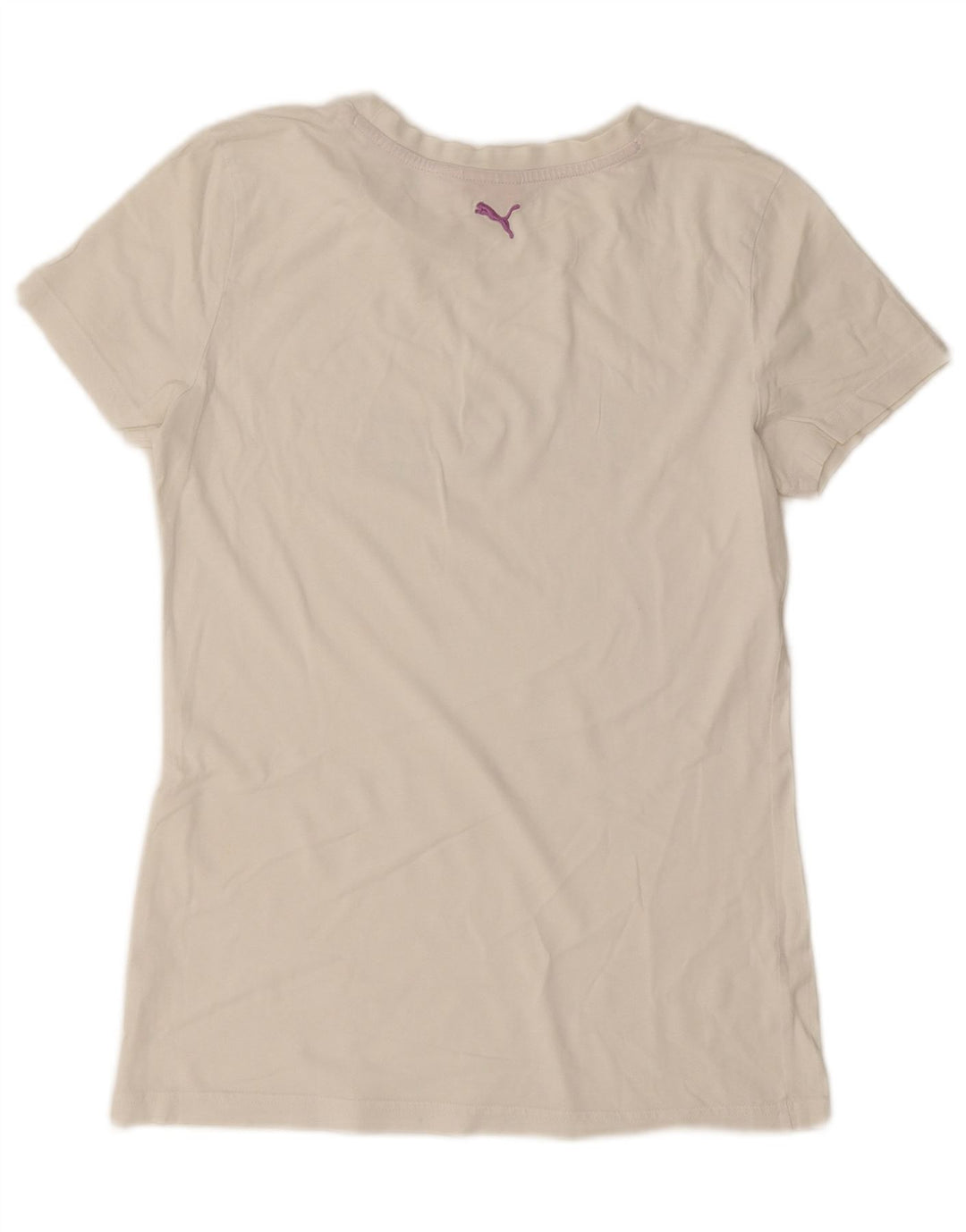Puma Grafisk T-shirt top til kvinder DK 16 Large Off White