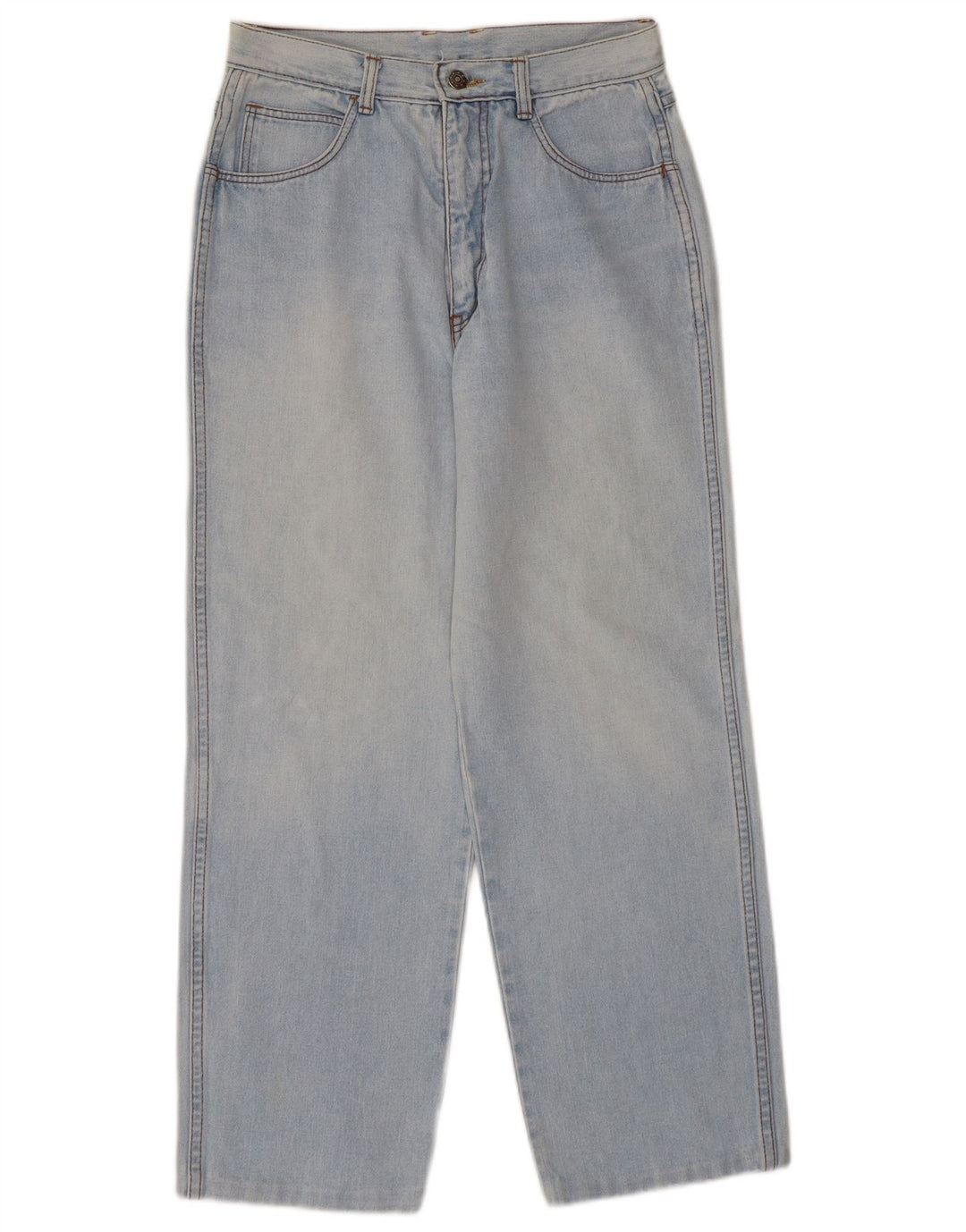 VINTAGE Højtaljede koniske jeans til kvinder W26 L26 Blå