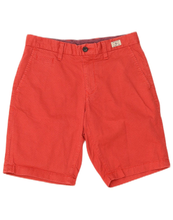 Tommy Hilfiger Herre Brooklyn Chino Shorts W30 Medium Rød Geometrisk