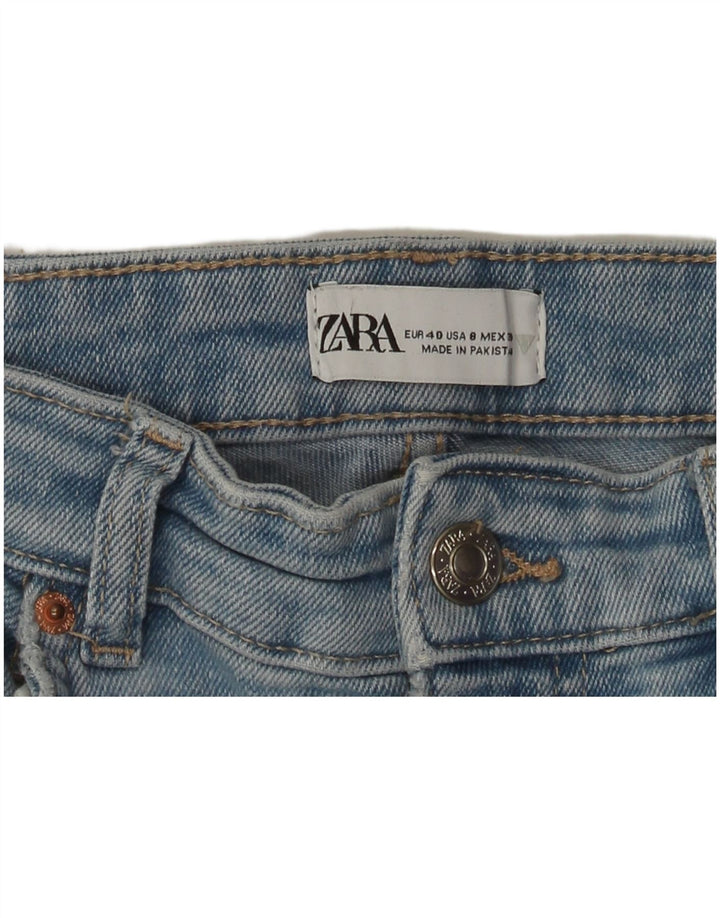 ZARA Dame Skinny Jeans EU 40 Medium W30 L29 Blå