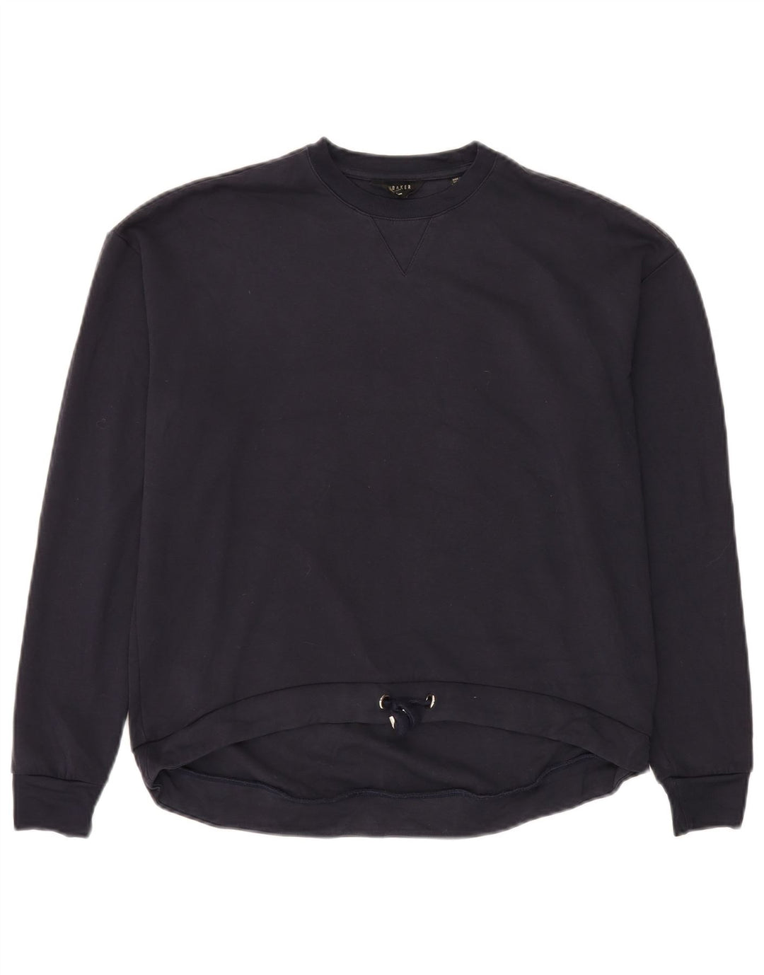 Ted Baker Herre Sweatshirt Jumper Størrelse 2 Small Navy Blue Viscose