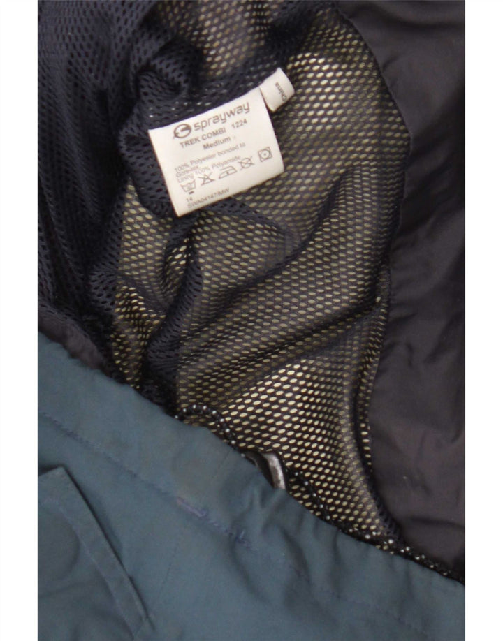 Sprayway Regnjakke med hætte til mænd UK 38 Medium Navy Blue Colourblock