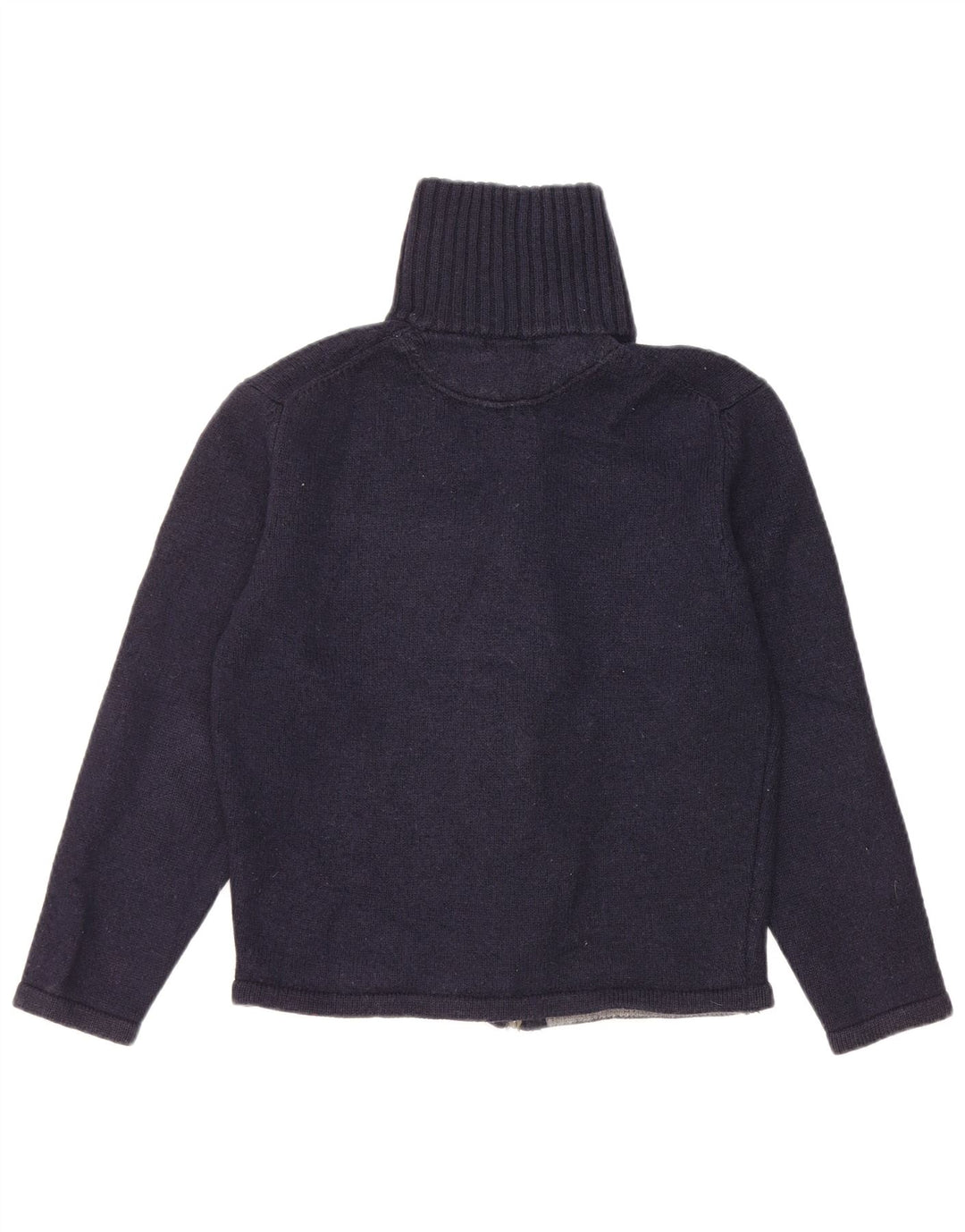 Massimo Dutti Dame Cardigan Sweater UK 14 Medium Navy Blue