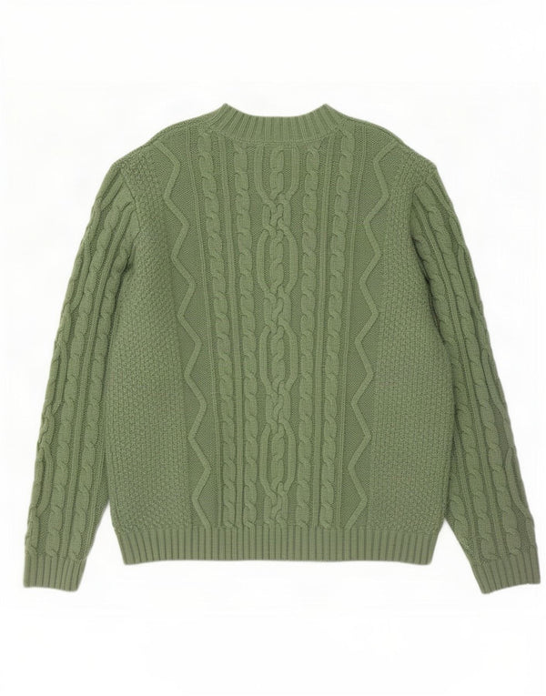 Asos Herre Crew Neck Jumper Sweater XL Grøn Akryl