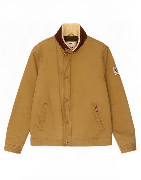 Superdry Bomberjakke til mænd UK 42 XL Khaki Bomuld