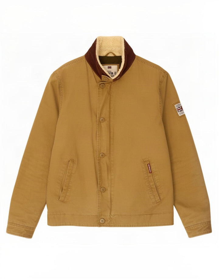 Superdry Bomberjakke til mænd UK 42 XL Khaki Bomuld