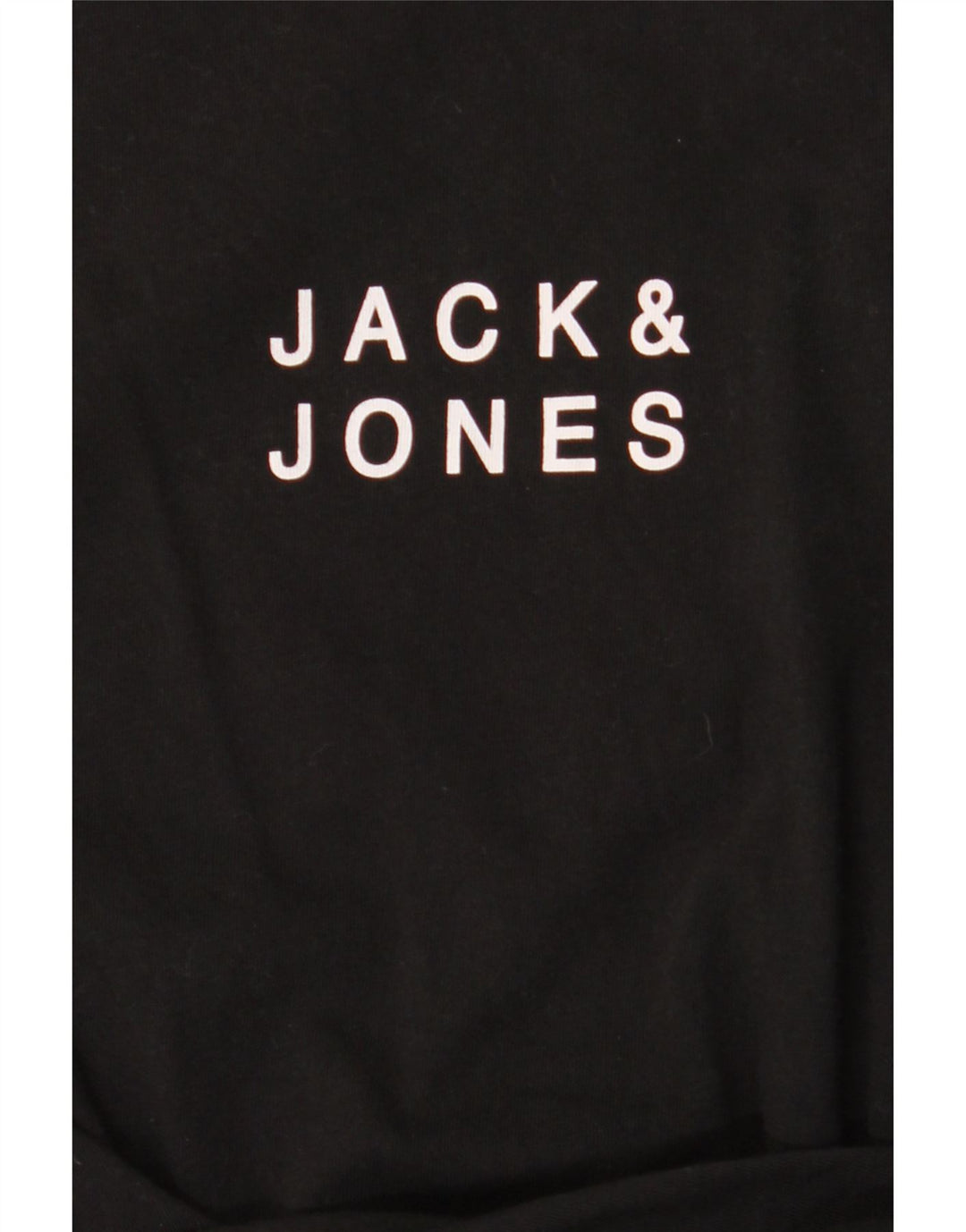 JACK & JONES Mens T-Shirt Top Medium Black Cotton Vintage Jack & Jones and Second-Hand Jack & Jones from Messina Hembry 