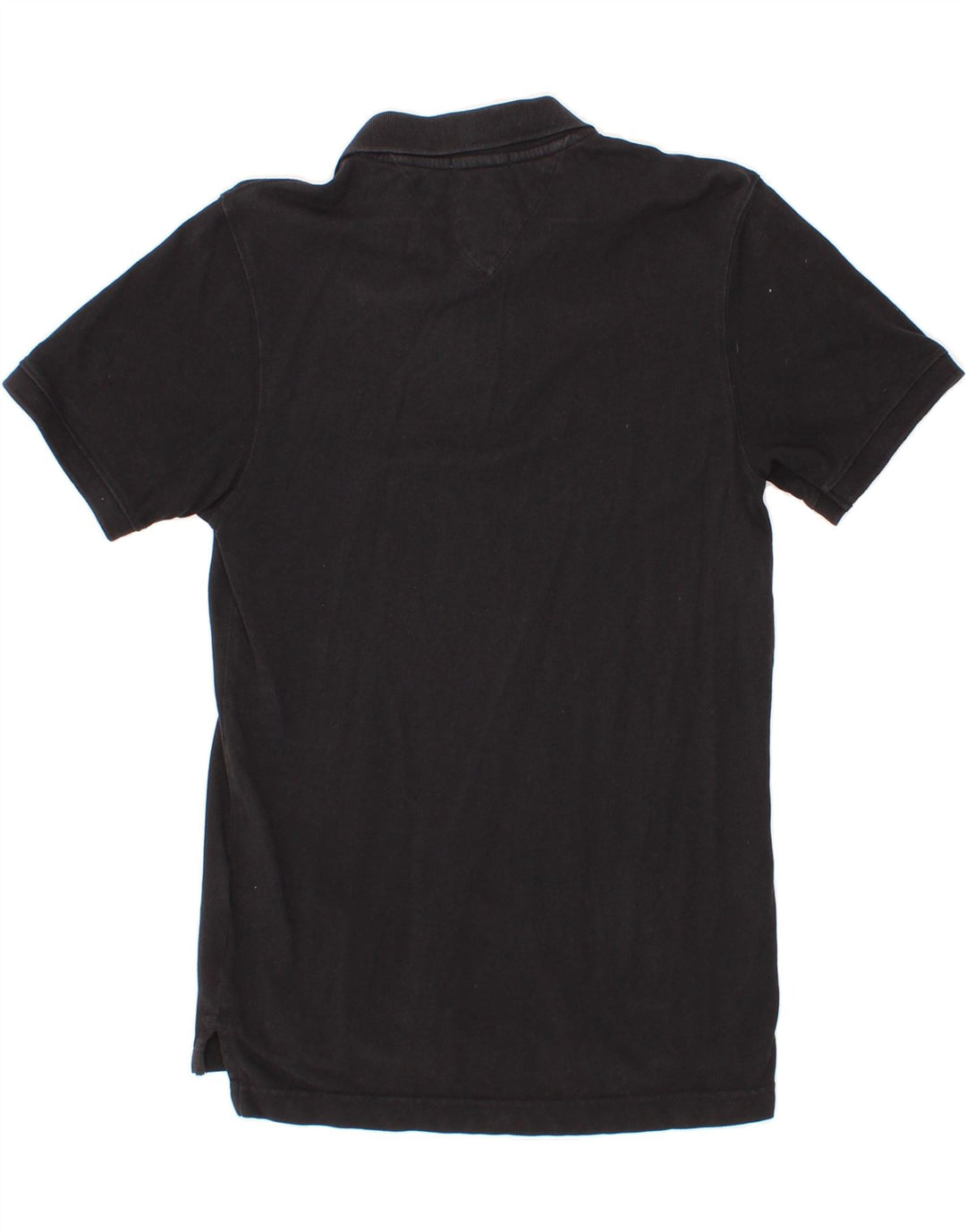 TOMMY HILFIGER Mens Polo Shirt Small Black Cotton Vintage Tommy Hilfiger and Second-Hand Tommy Hilfiger from Messina Hembry 