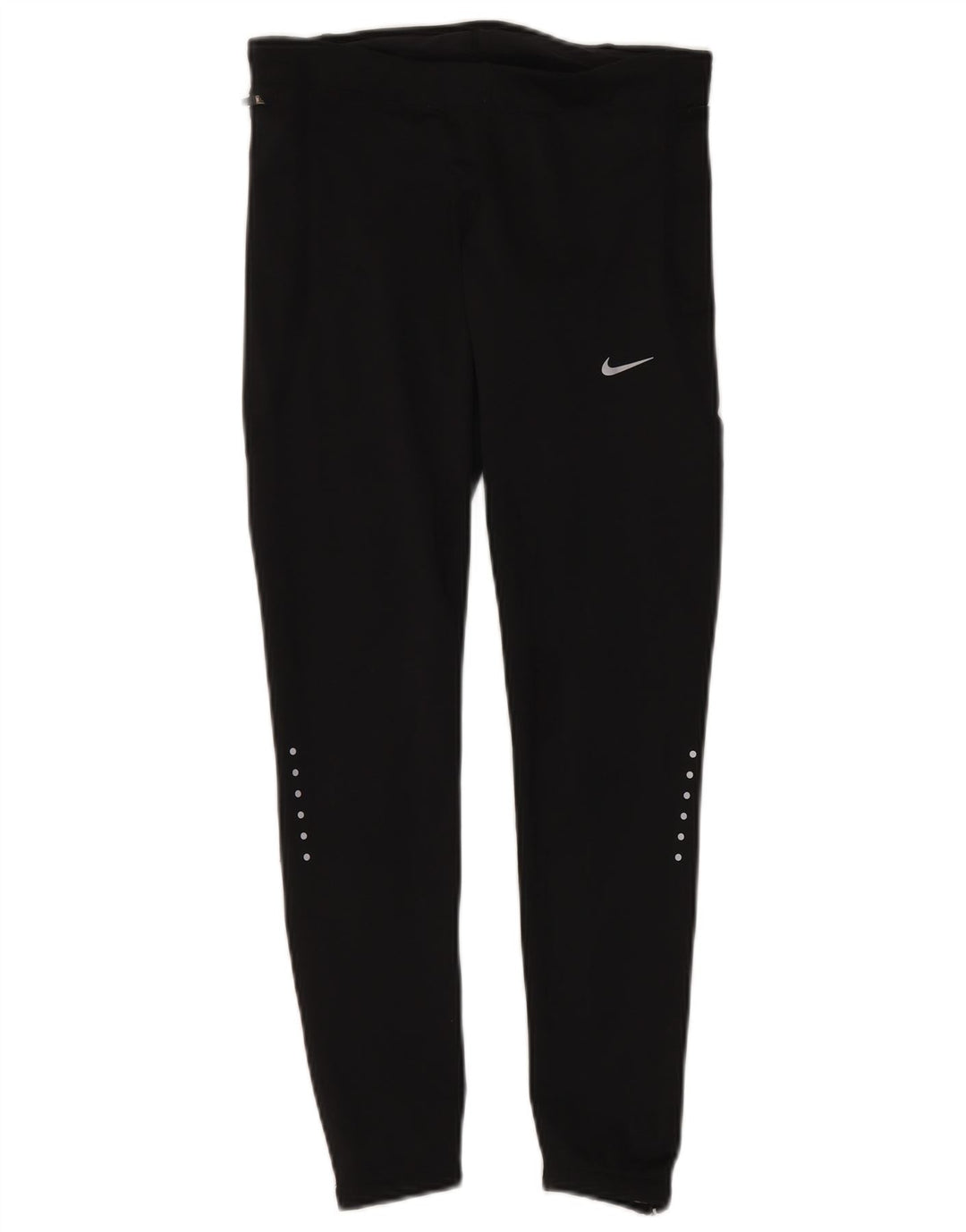 Nike Dame Leggings UK 10 Small Black Polyester