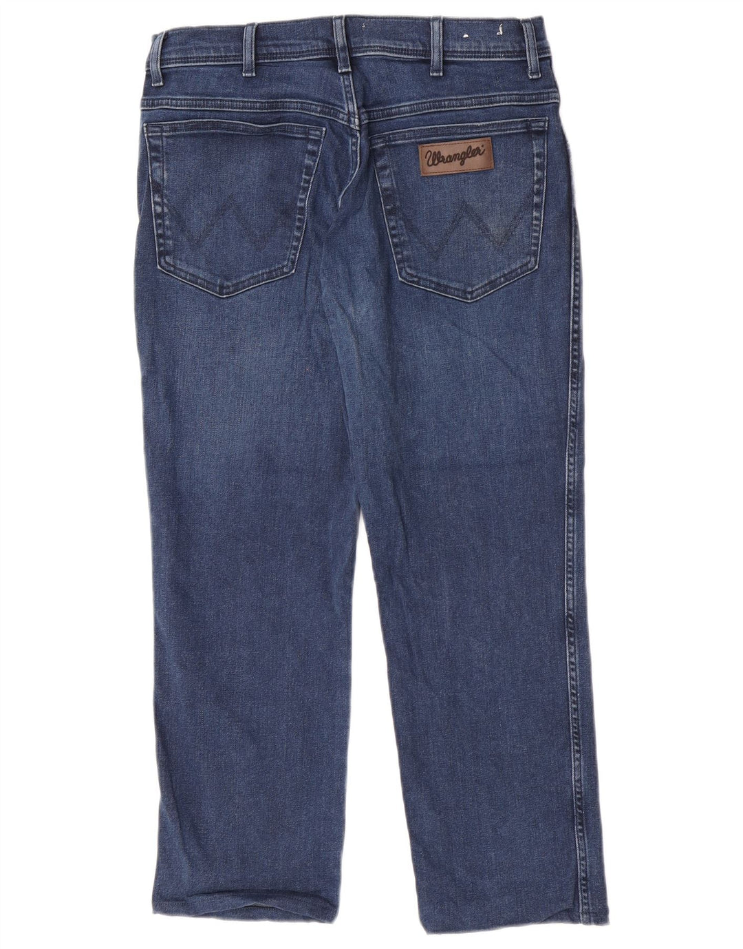 Wrangler Herre Texas Slim Jeans W32 L26 Marineblå Bomuld