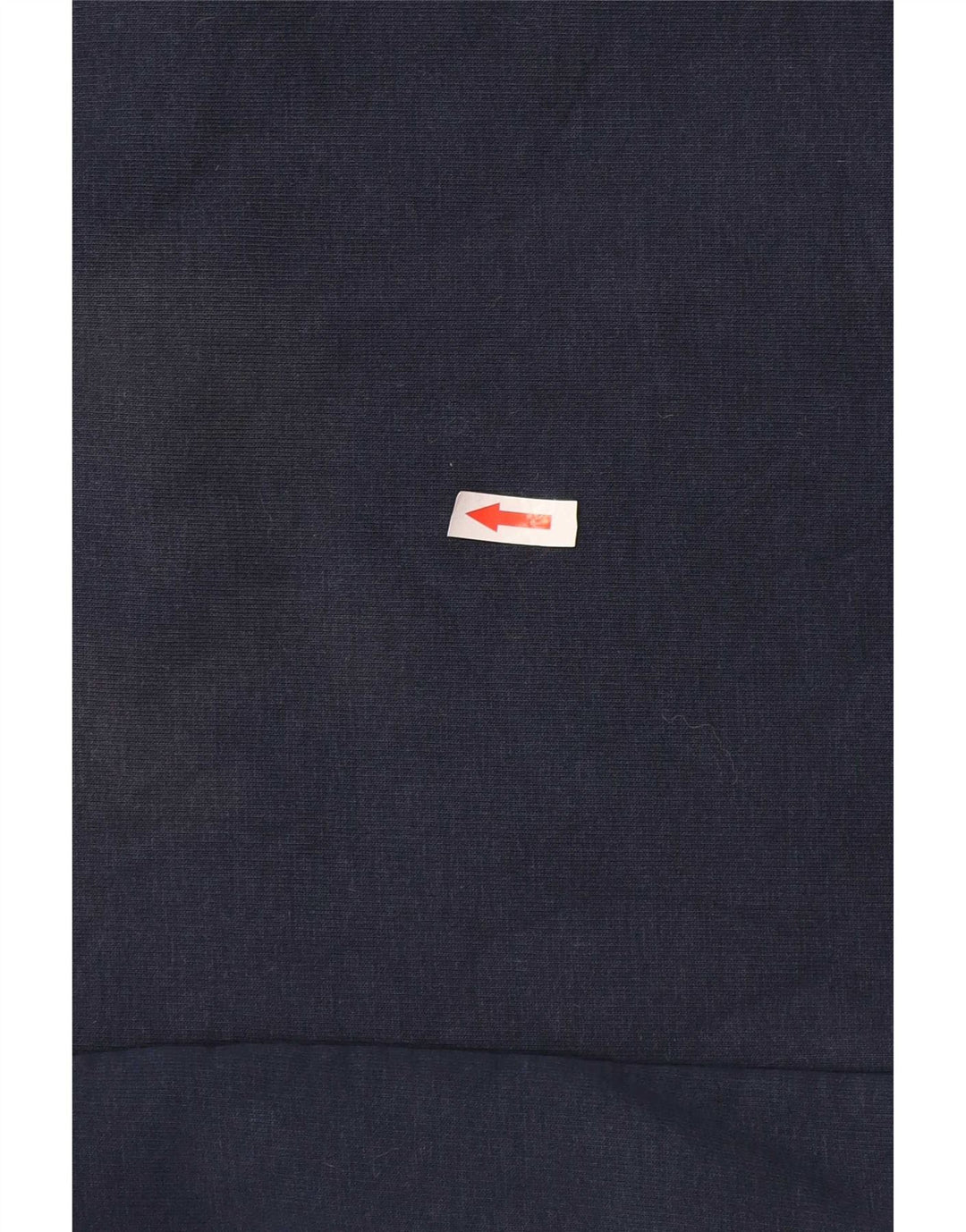 Besætningstøj Dame Button Neck Sweatshirt Jumper UK 12 Medium Navy Blue