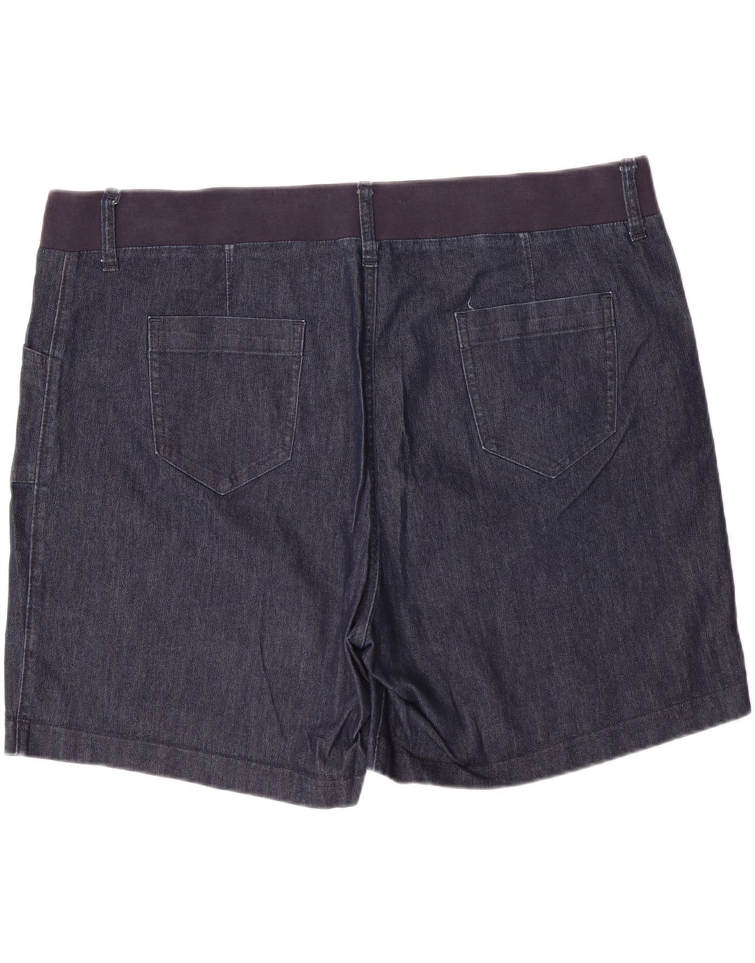 LEE Womens Riders Mid Rise denimshorts US 22 2XL W44 L7 Marineblå Bomuld