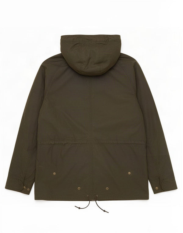 Barbour Dame Hætte Vokset Bomuldsjakke UK 18 XL Khaki