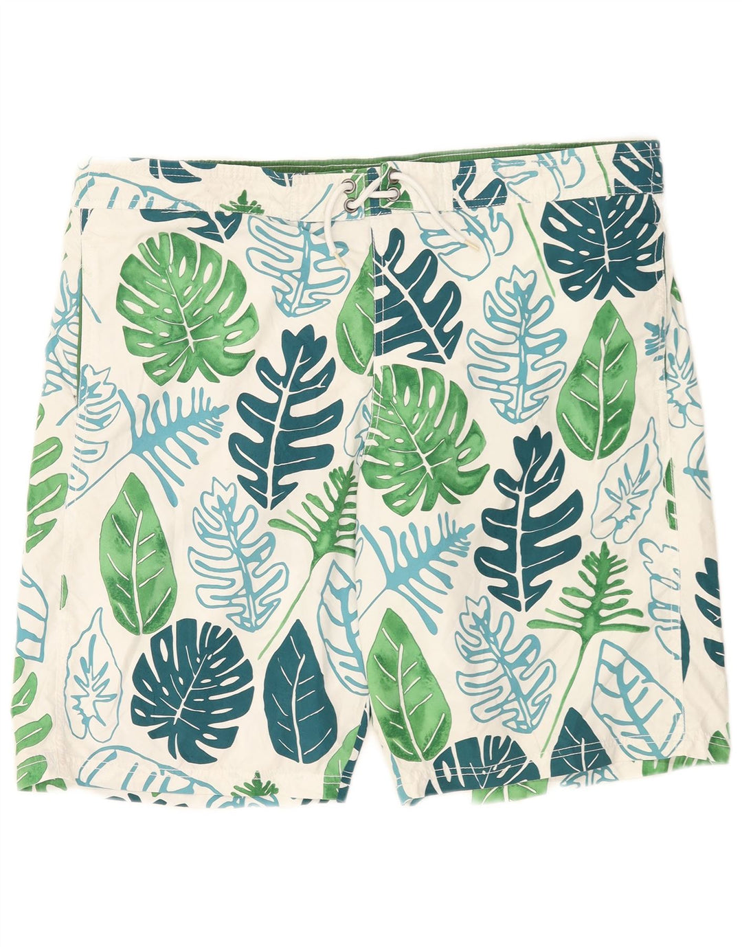 Marks & Spencer Herre Blue Harbor svømmeshorts 2XL Hvide blomster