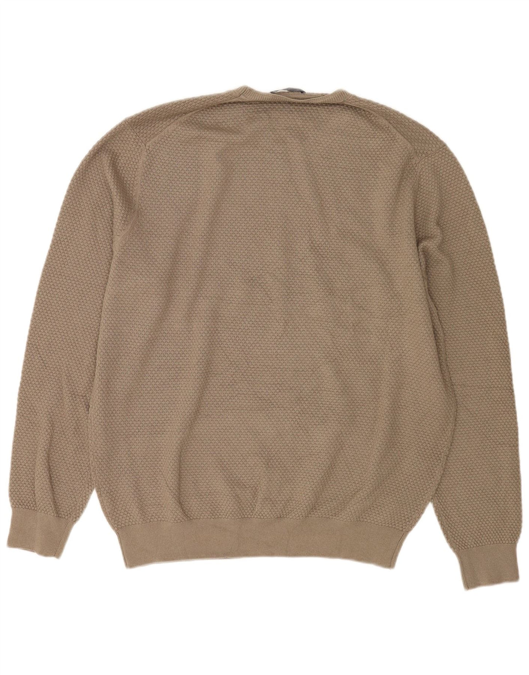 Massimo Dutti Herre Crew Neck Jumper Sweater XL Beige