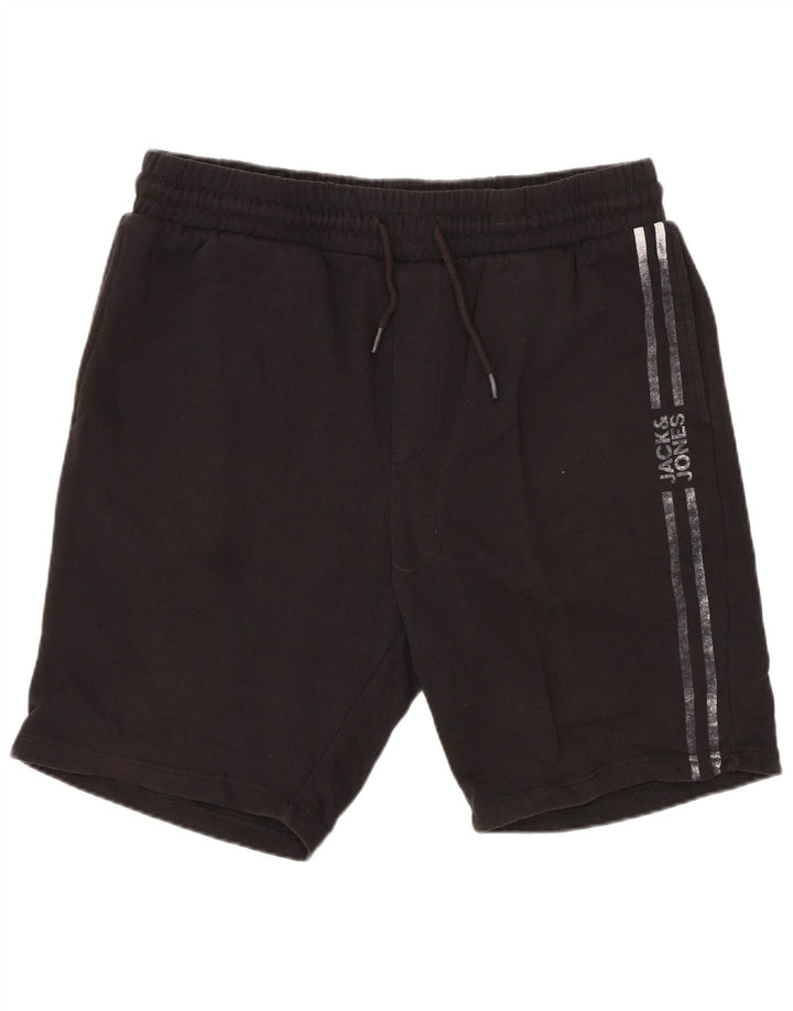 Jack & Jones Sportsshorts til mænd, store sorte bomuld
