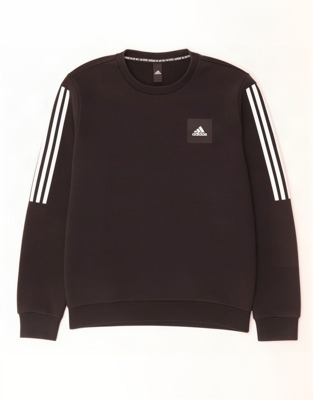 Adidas Sweatshirt til mænd, lille sort bomuld