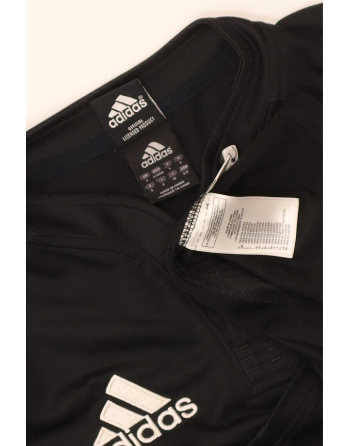 Adidas Herre All Blacks Grafisk T-Shirt Top Lille Sort Polyester