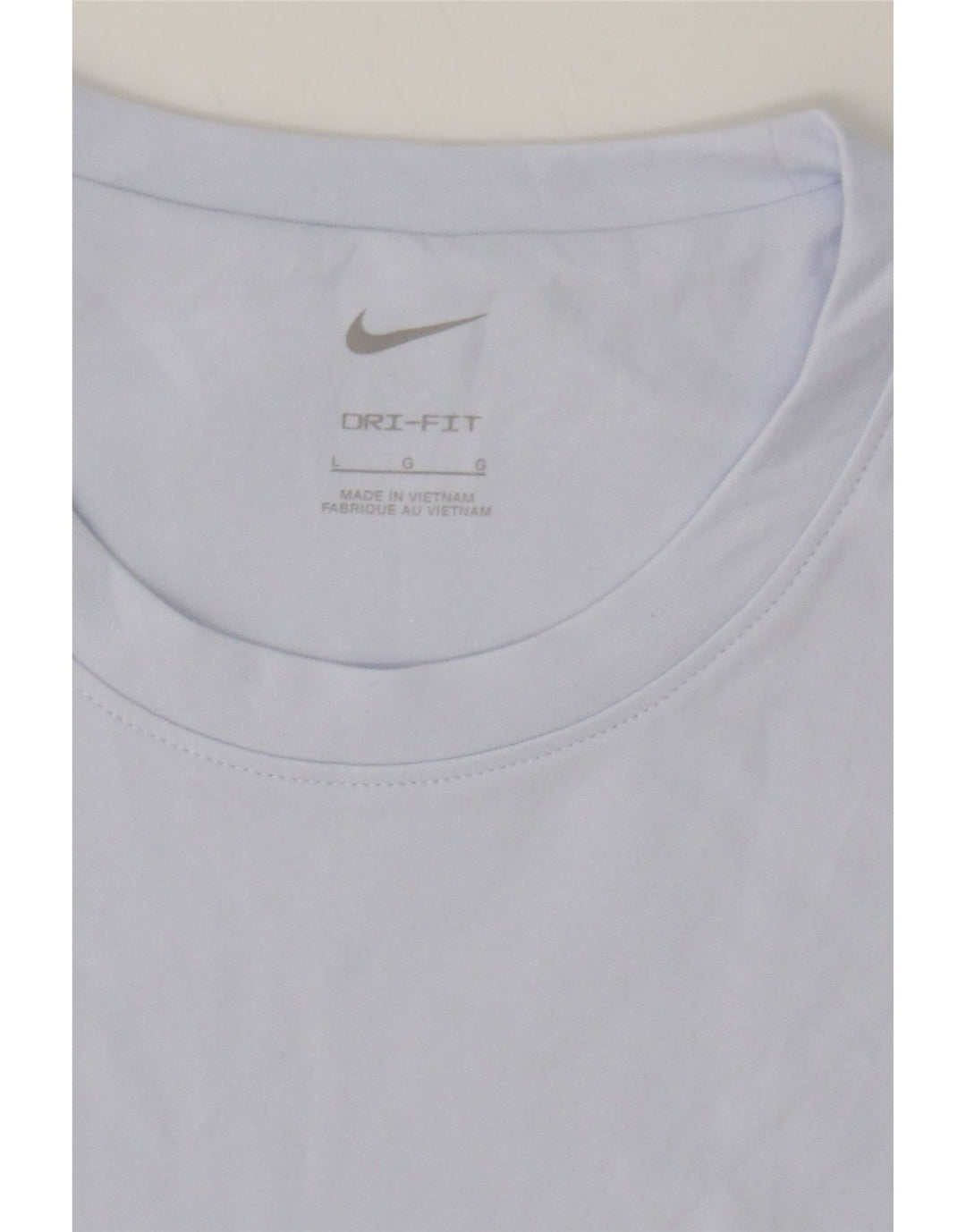 NIKE Mens Dri Fit T-Shirt Top Large Blue Cotton Vintage Nike and Second-Hand Nike from Messina Hembry 