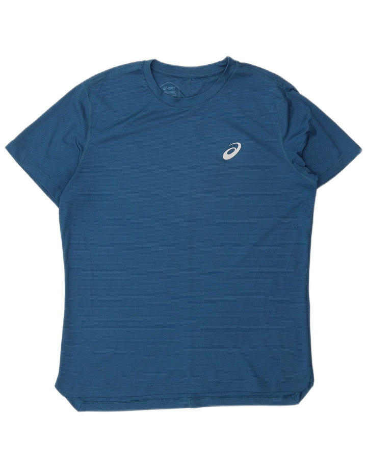 Asics Herre T-Shirt Top Medium Marineblå