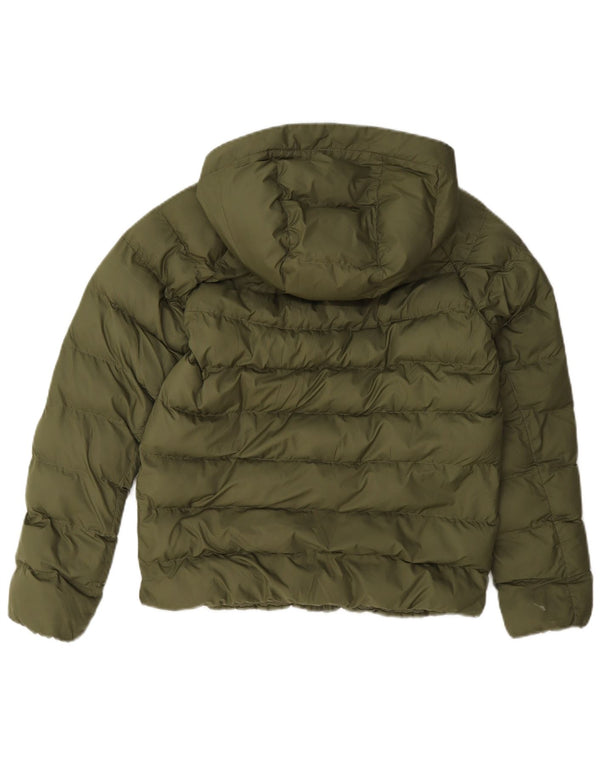 Nike drenge hættepolstret jakke 10-11 år Medium Khaki Polyester