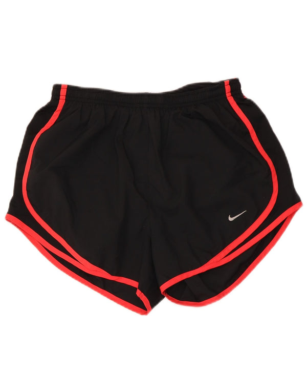 Nike Dame Dri Fit Sport Shorts UK 8 Small Black